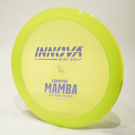Innova Champion Mamba Disc Golf Distance Driver, Pick Color/Weight [Stamp & Exact Color May Vary] Yellow 160-163 grams
