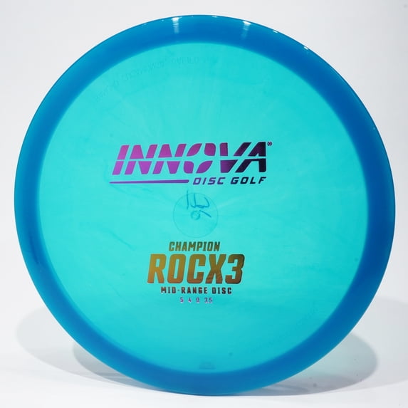 Innova Champion RocX3 Disc Golf Midrange Disc, Pick Color/Weight [Stamp & Exact Color May Vary] Blue 175-176 grams