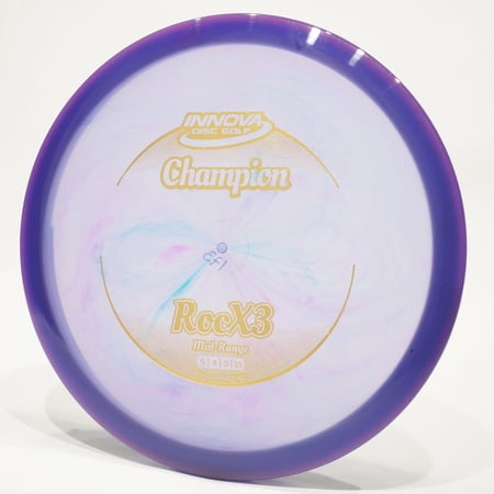 Innova Champion RocX3 Disc Golf Midrange Disc, Pick Color/Weight [Stamp & Exact Color May Vary] Purple 175-176 grams