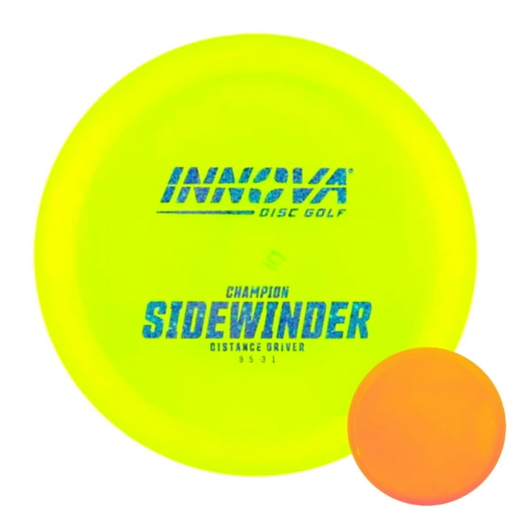 Innova Champion Sidewinder | Distance Driver Golf Disc + G3T Blank top Mini