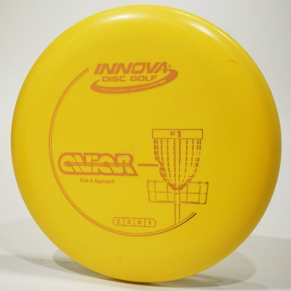 Innova DX Aviar Disc Golf Putter & Approach Disc, Pick Color/Weight [Stamp & Exact Color May Vary] Yellow 175-176 grams