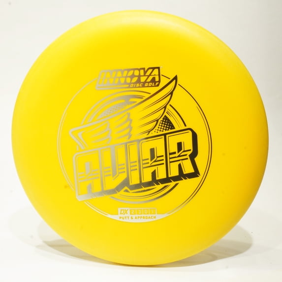 Innova DX Aviar Disc Golf Putter & Approach Disc, Pick Color/Weight [Stamp & Exact Color May Vary] Yellow 175-176 grams