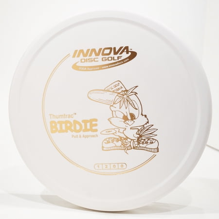 Innova DX Birdie Disc Golf Putter & Approach Disc, Pick Color/Weight [Stamp & Exact Color May Vary] White 175-176 grams