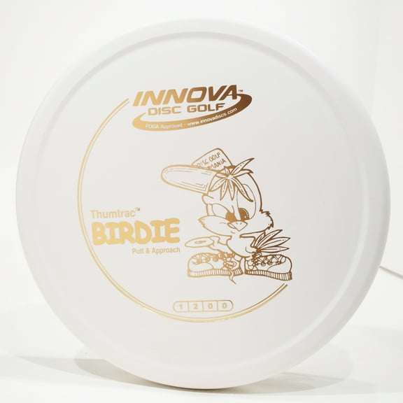 Innova DX Birdie Disc Golf Putter & Approach Disc, Pick Color/Weight [Stamp & Exact Color May Vary] White 175-176 grams