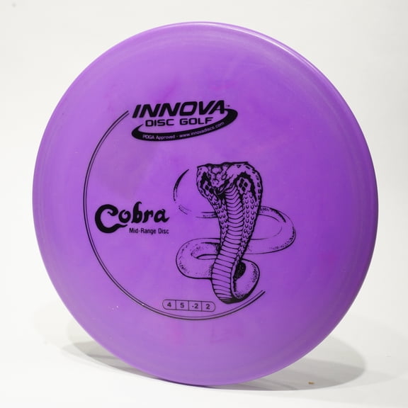 Innova DX Cobra Disc Golf Midrange Disc, Pick Color/Weight [Stamp & Exact Color May Vary] Purple 164-166 grams