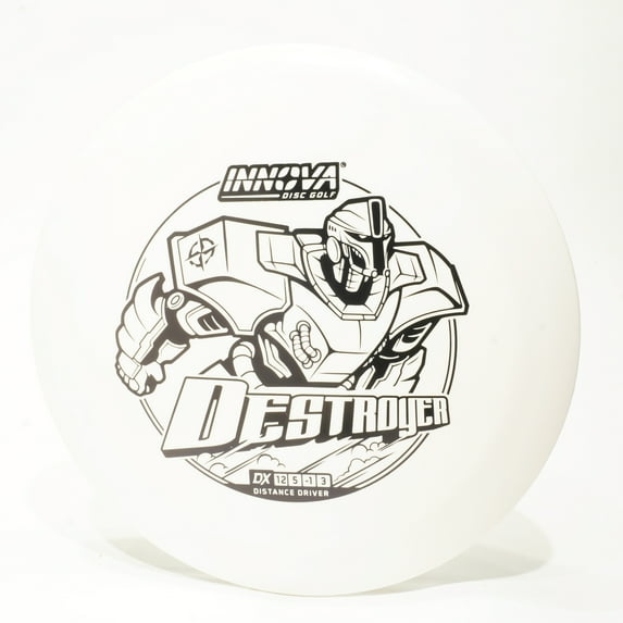Innova DX Destroyer Disc Golf Distance Driver, Pick Color/Weight [Stamp & Exact Color May Vary] White 150-159 grams