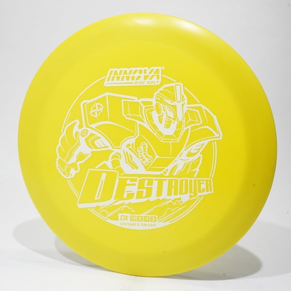 Innova DX Destroyer Disc Golf Distance Driver, Pick Color/Weight [Stamp & Exact Color May Vary] Yellow 167-169 grams