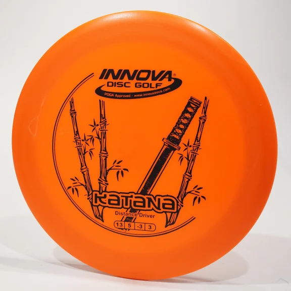 Innova DX Katana Disc Golf Distance Driver, Pick Color/Weight [Stamp & Exact Color May Vary] Orange 164-166 grams