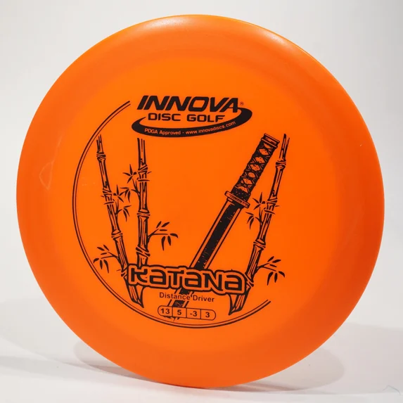 Innova DX Katana Disc Golf Distance Driver, Pick Color/Weight [Stamp & Exact Color May Vary] Orange 175-176 grams