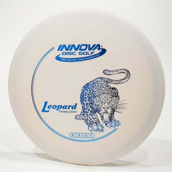 Innova DX Leopard Disc Golf Fairway Driver, Pick Color/Weight [Stamp & Exact Color May Vary] White 175-176 grams