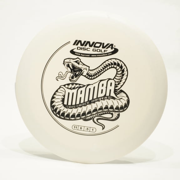 Innova DX Mamba Disc Golf Distance Driver, Pick Color/Weight [Stamp & Exact Color May Vary] White 160-163 grams