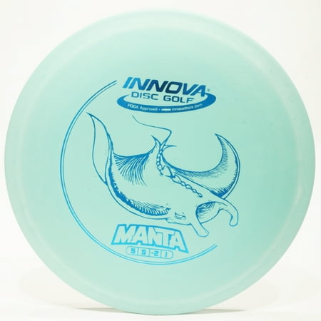 Innova DX Manta Disc Golf Midrange Disc, Pick Color/Weight [Stamp & Exact Color May Vary] Blue 173-174 grams