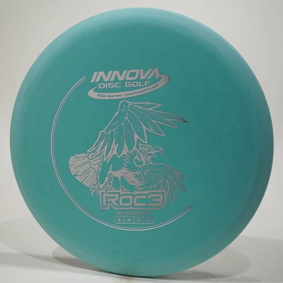 Innova DX Roc3 Disc Golf Midrange Disc, Pick Color/Weight [Stamp & Exact Color May Vary] Blue 175-176 grams