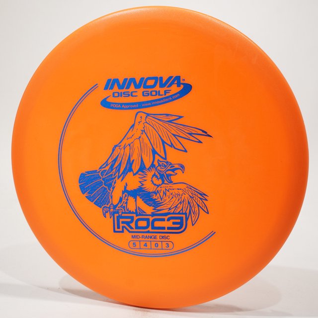 Innova DX Roc3 Disc Golf Midrange Disc, Pick Color/Weight [Stamp & Exact Color May Vary] Orange 167-169 grams