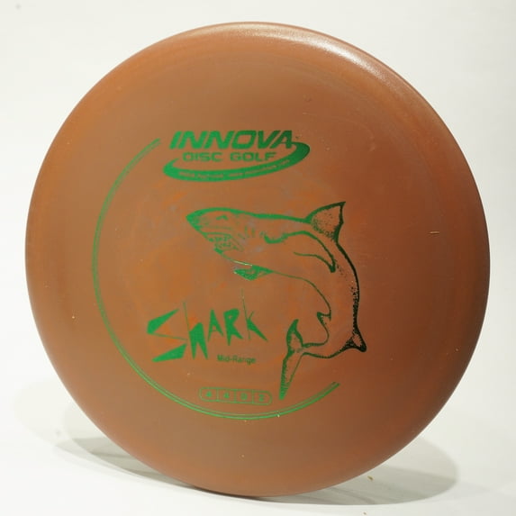 Innova DX Shark Disc Golf Midrange Disc, Pick Color/Weight [Stamp & Exact Color May Vary] Brown 150-159 grams