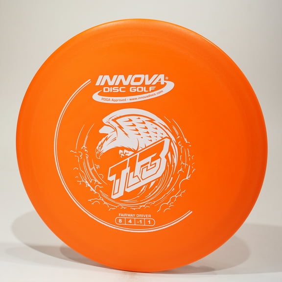 Innova DX TL3 Disc Golf Fairway Driver, Pick Color/Weight [Stamp & Exact Color May Vary] Orangish swirly 175-176 grams