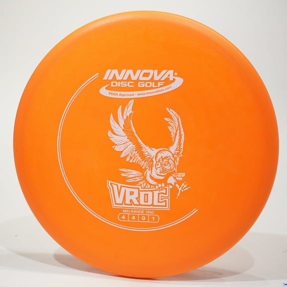 Innova DX VRoc Disc Golf Midrange Disc, Pick Color/Weight [Stamp & Exact Color May Vary] Orange 164-166 grams