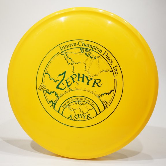 Innova DX Zephyr - Wide Diameter Disc Golf Midrange Disc, Pick Color/Weight [Stamp & Exact Color May Vary] Yellow 190-200 grams