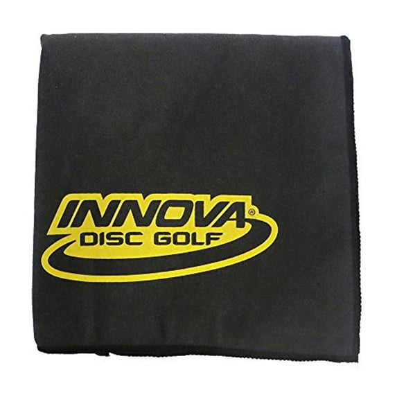 Innova DewFly Microsuede Disc Golf Towel - Black