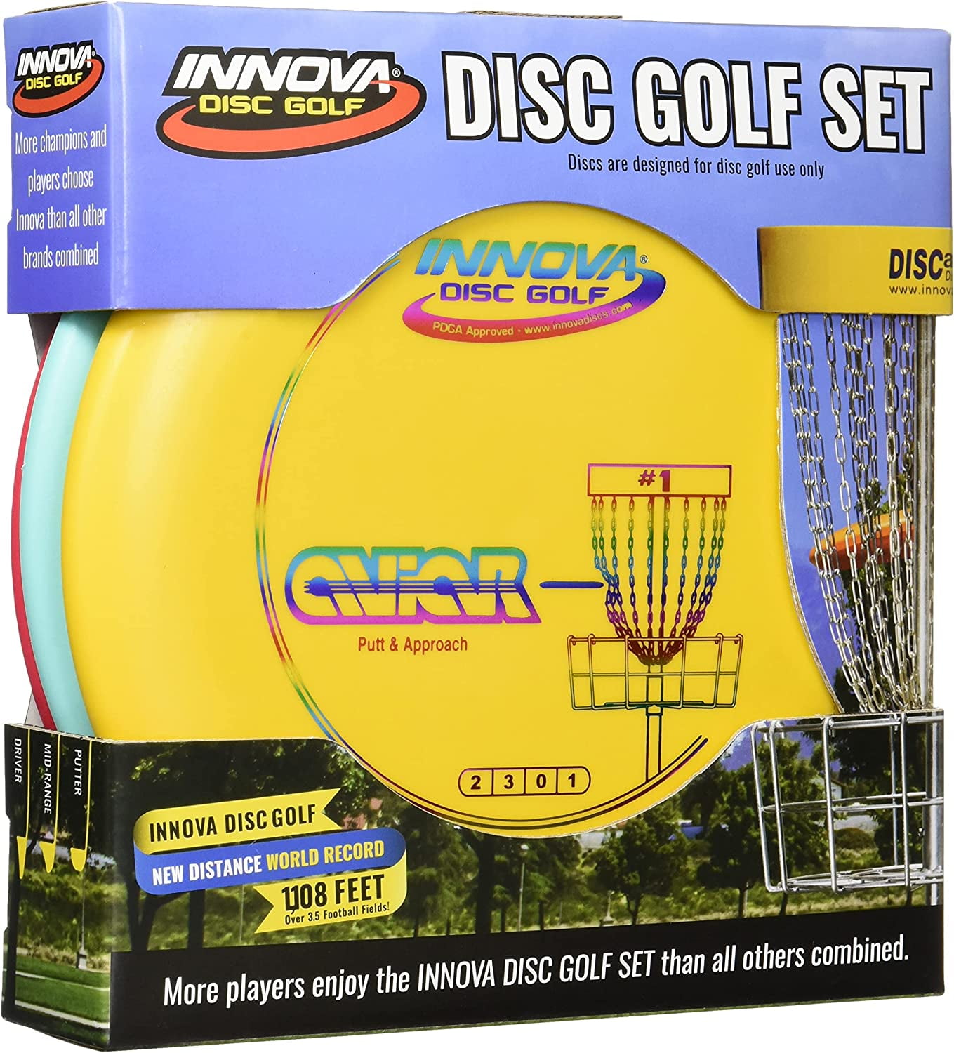 Innova Disc Golf Set Driver, MidRange & Putter, Comfortable DX