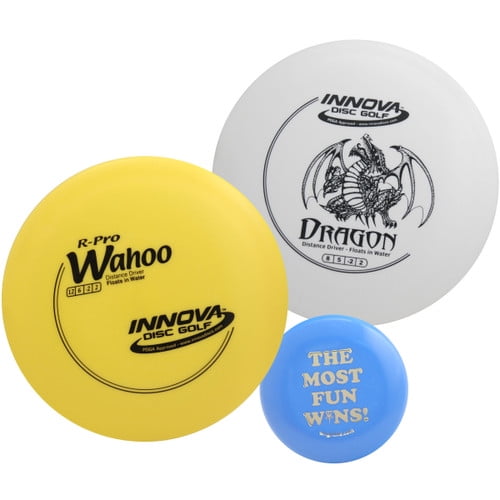 Innova Floating Drivers Set (Dragon & Wahoo) + Mini Marker Disc for Disc Golf