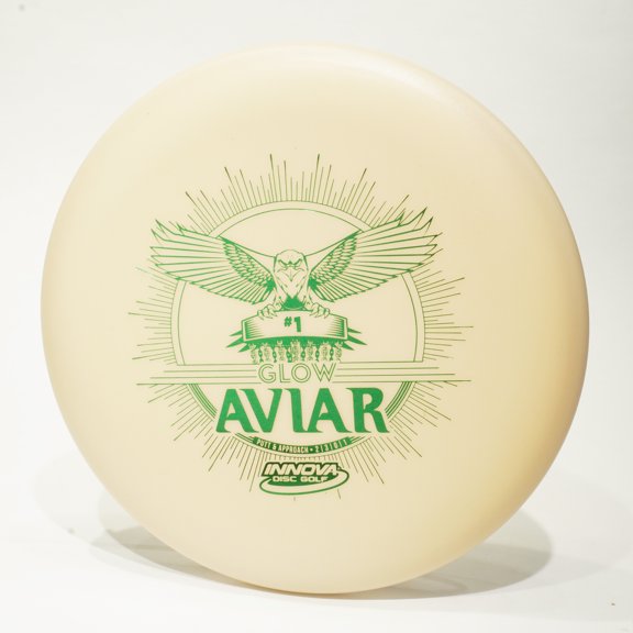 Innova Glow DX Aviar Disc Golf Putter & Approach Disc, Pick Color/Weight [Stamp & Exact Color May Vary] White 170-172 grams