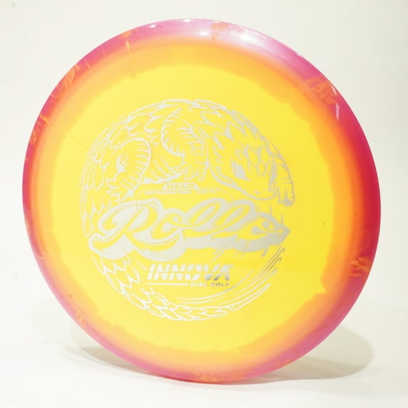 Innova Halo Star Rollo Disc Golf Midrange Disc, Pick Your Disc 176g Yellow w/ Orange to Pink Halo