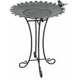 thumbnail image 1 of Innova Hearth & Home C874-27 Sunflower Birdbath with wrought Iron Stand  Antique Black, 1 of 2