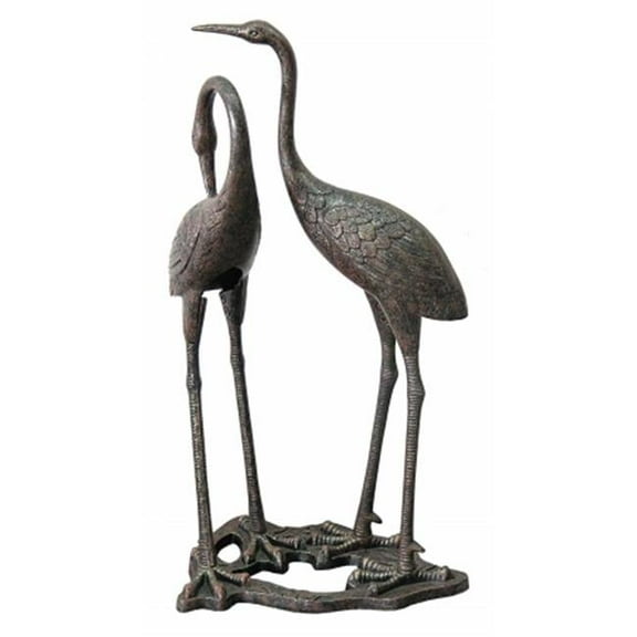 Innova Hearth & Home C880-71 Heron Statue  CA-CI  Aged Bronze