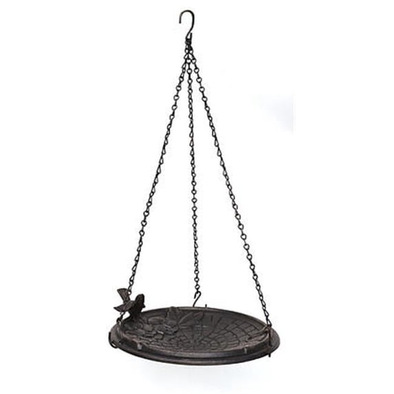 Innova Hearth & Home C888-62 Motif Hanging Bird feeder - Copper Rust