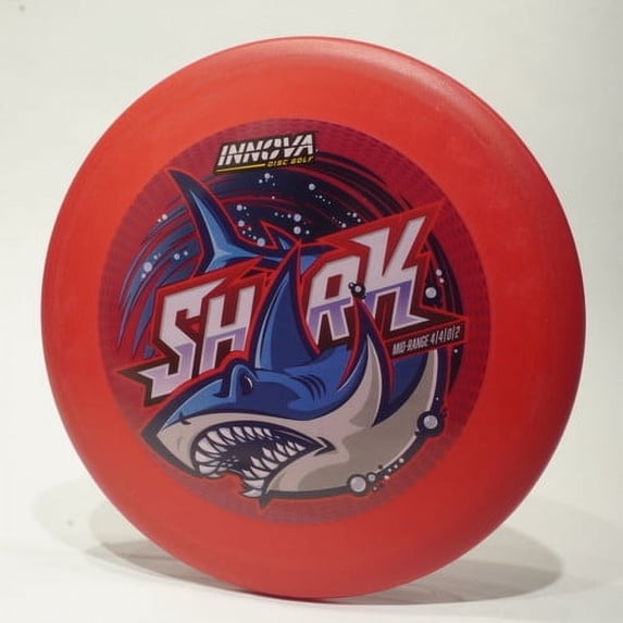 Innova InnVision DX Shark Disc Golf Midrange Disc, Pick Color/Weight [Stamp & Exact Color May Vary] Orange 150-159 grams