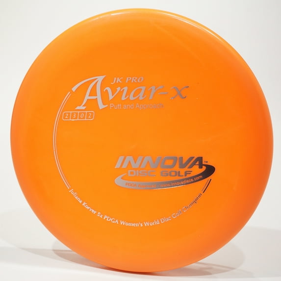 Innova JK Pro Aviar-x Disc Golf Putter & Approach Disc, Pick Color/Weight [Stamp & Exact Color May Vary] Orange 170-172 grams