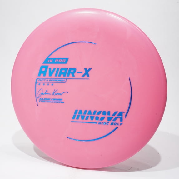 Innova JK Pro Aviar-x Disc Golf Putter & Approach Disc, Pick Color/Weight [Stamp & Exact Color May Vary] Pink 175-176 grams