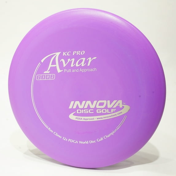 Innova KC Pro Aviar Disc Golf Putter & Approach Disc, Pick Color/Weight [Stamp & Exact Color May Vary] Purple 164-166 grams