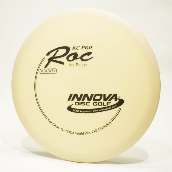 Innova KC Pro Roc Disc Golf Midrange Disc, Pick Color/Weight [Stamp & Exact Color May Vary] White 150-159 grams