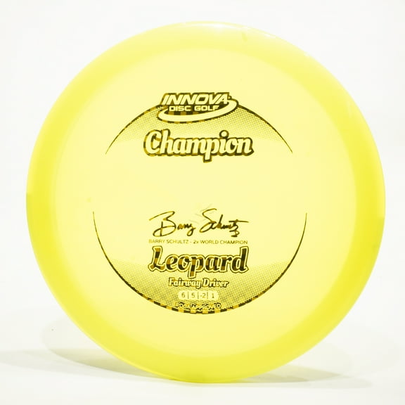Innova Champion Leopard Disc Golf Fairway Driver, Pick Color/Weight [Stamp & Exact Color May Vary] Yellow 173-175 grams