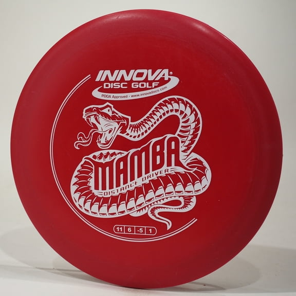 Innova DX Mamba Disc Golf Distance Driver, Pick Color/Weight [Stamp & Exact Color May Vary] Red 175-176 grams