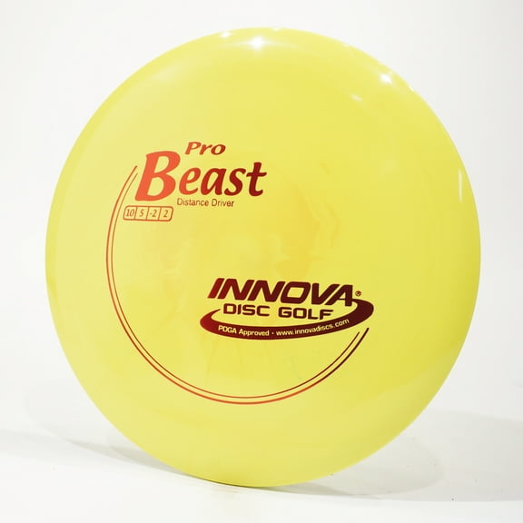 Innova Pro Beast Disc Golf Distance Driver, Pick Color/Weight [Stamp & Exact Color May Vary] Yellow 173-175 grams
