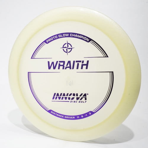Innova Proto Glow Champion Wraith Disc Golf Distance Driver, Glows in the Dark