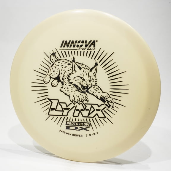 Innova Proto Glow DX Lynx Disc Golf Fairway Driver, Glows in the Dark, May Vary From Image