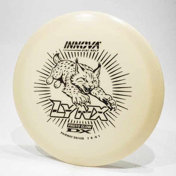 Innova Proto Glow DX Lynx Disc Golf Fairway Driver, Glows in the Dark, May Vary From Image