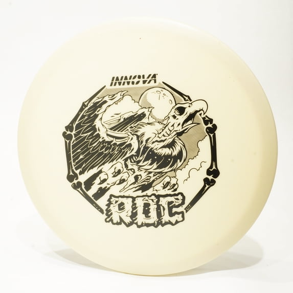 Innova Pumpkin Proto Glow DX Roc Disc Golf Midrange Disc, Pick Color/Weight [Stamp & Exact Color May Vary] White (milky, clearish) 180 grams