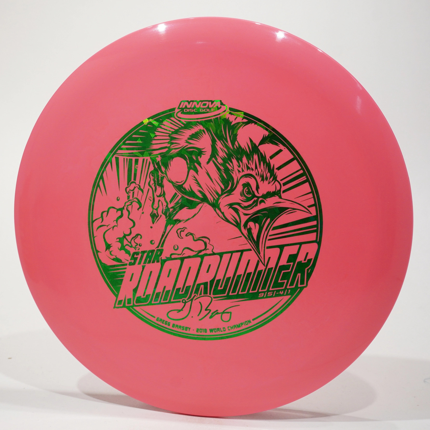 Innova Roadrunner (Star) Greg Barsby Signature Driver Golf Disc ...