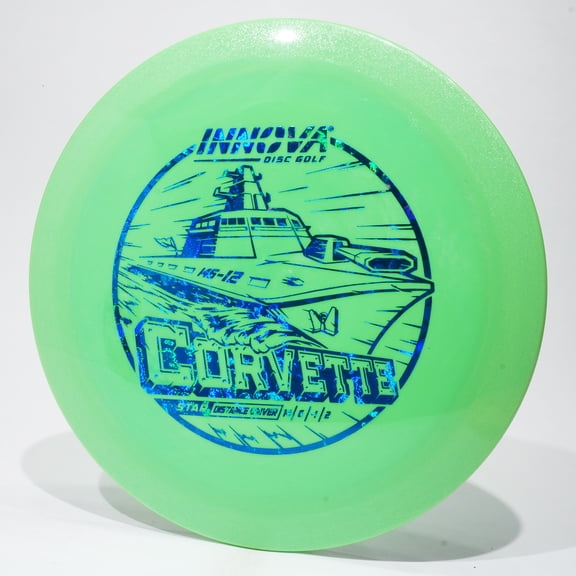 Innova Star Corvette Disc Golf Distance Driver, Pick Color/Weight [Stamp & Exact Color May Vary] Green 167-169 grams