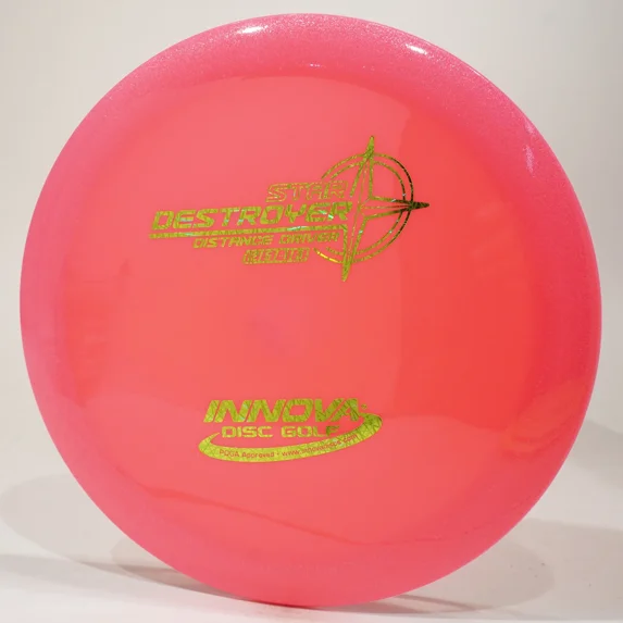 Innova Star Destroyer Disc Golf Distance Driver, Pick Color/Weight [Stamp & Exact Color May Vary] Pink 170-172 grams