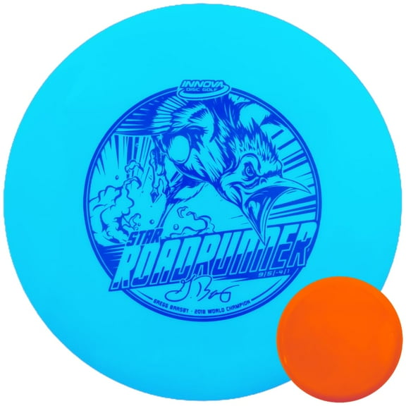 Innova Star Roadrunner | Distance Driver Golf Disc + G3T Blank top Mini
