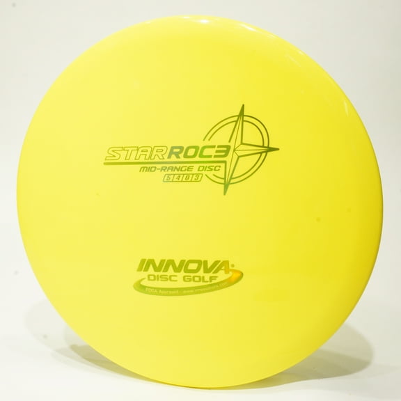 Innova Star Roc3 Disc Golf Midrange Disc, Pick Color/Weight [Stamp & Exact Color May Vary] Yellow 175-176 grams