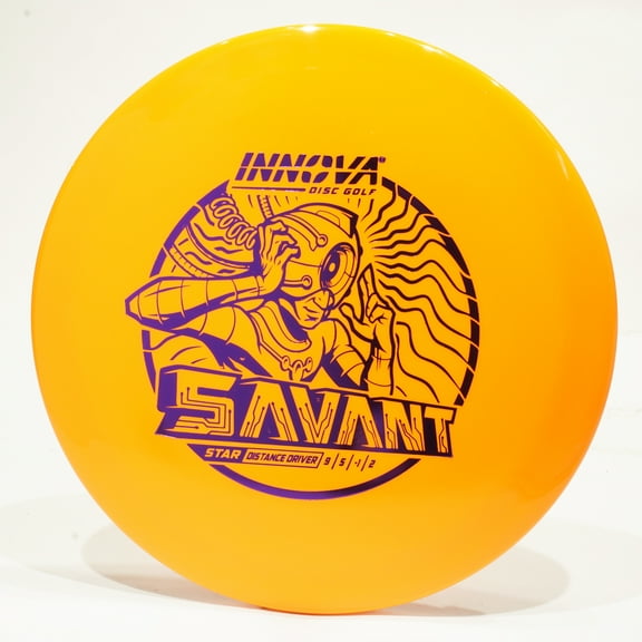 Innova Star Savant Disc Golf Fairway Driver, Pick Color/Weight [Stamp & Exact Color May Vary] Orange 170-172 grams