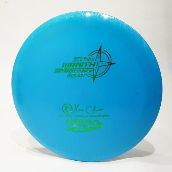 Innova Star Wraith - Ken Climo Stamp (OOP) Disc Golf Distance Driver, Pick Color/Weight [Stamp & Exact Color May Vary] Blue 150-159 grams