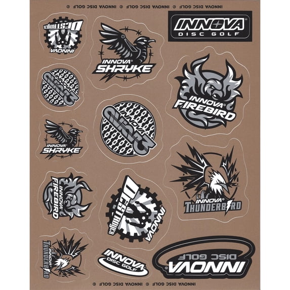 Innova Sticker Sheets - Pick Colors